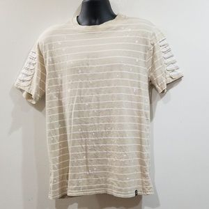 Switch men's limited Edition tan distressed shirt